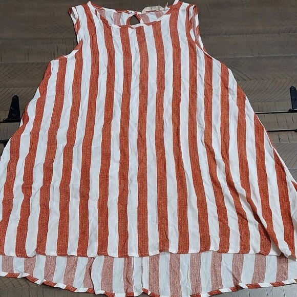 Soft Surroundings Cabana Striped Tunic Tank Sz S - Picture 8 of 9